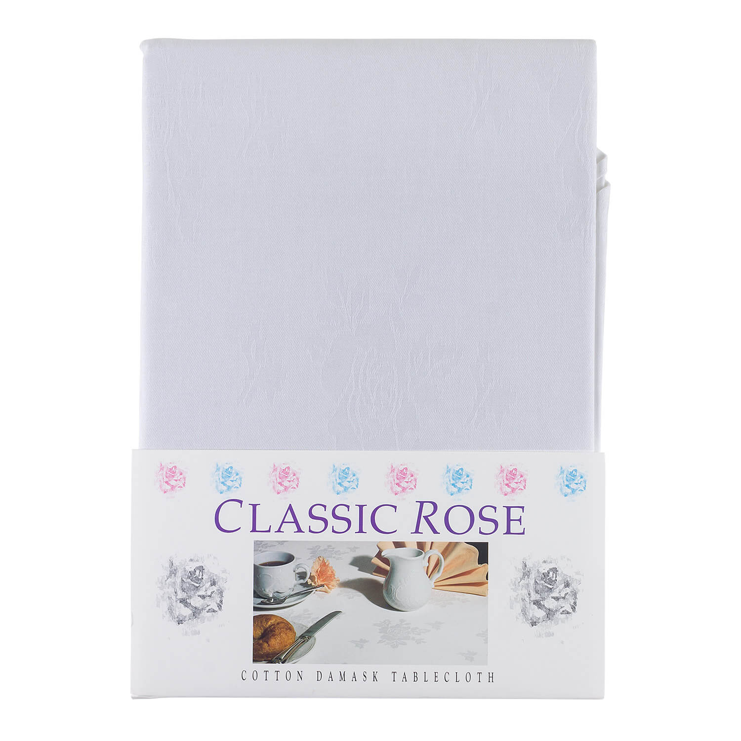 Bordered Damask Tablecloth
