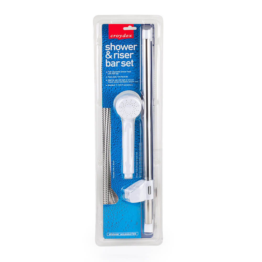 Shower & Riser Bar set
