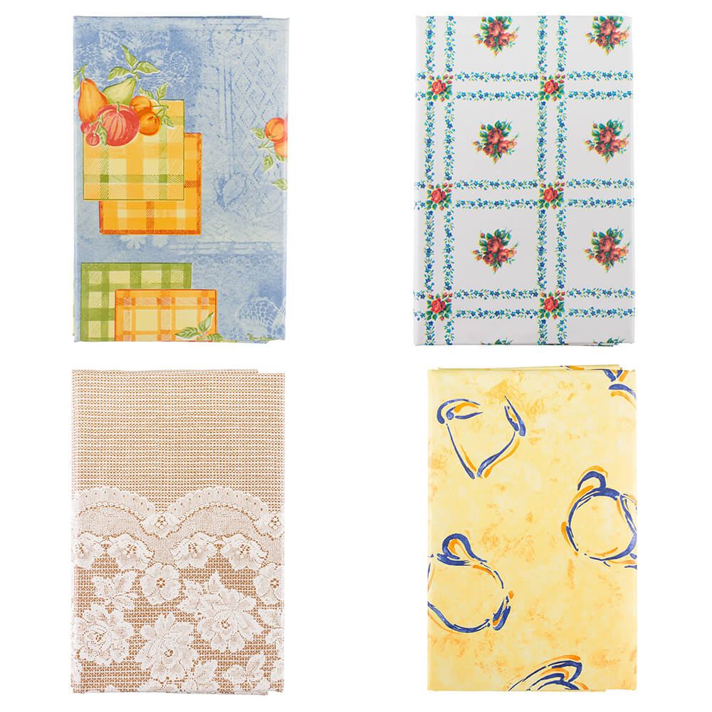 Textile Backed Vinyl Tablecloth