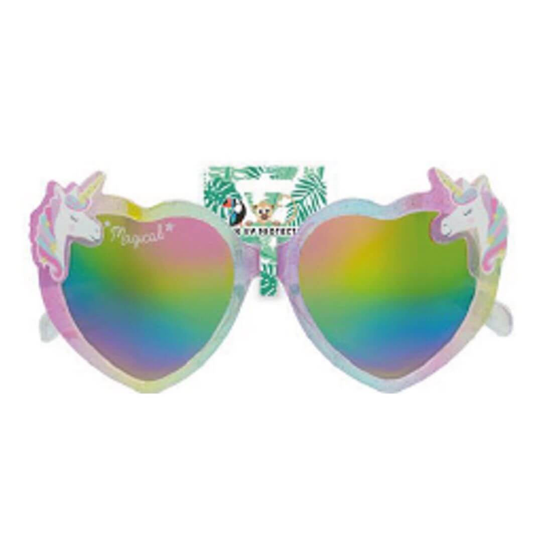 Unicorn Sunglasses with Rainbow Mirror Lens