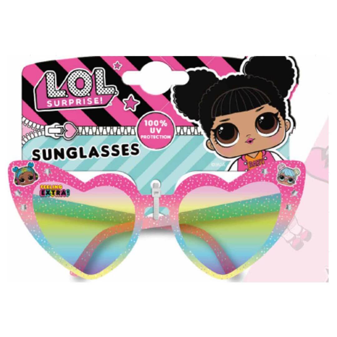 LOL Abstract Heart Glasses