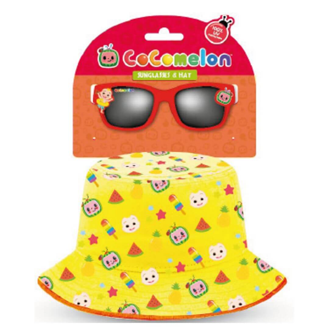 CoComelon Bucket Hat & Sunglasses