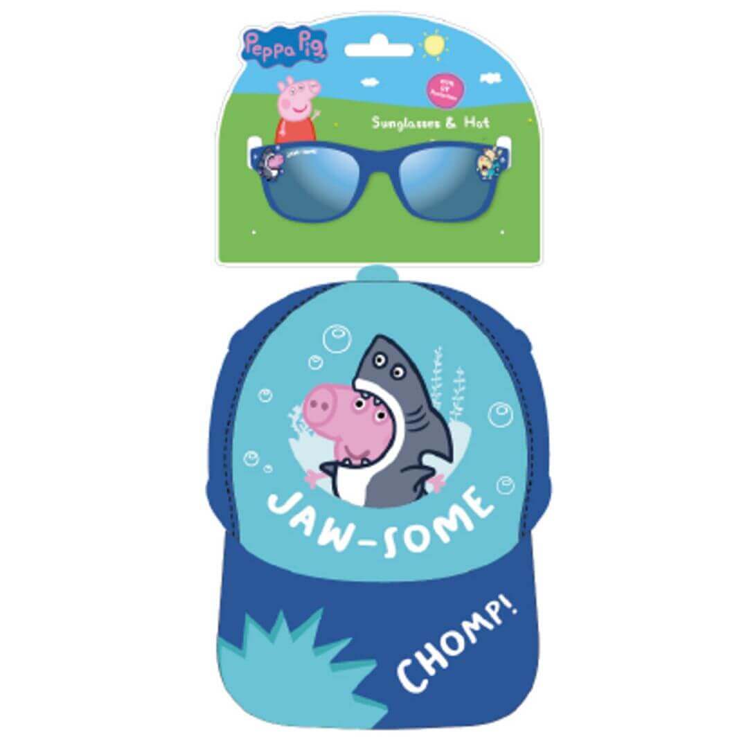 George Pig Cap and Sunglasses Set
