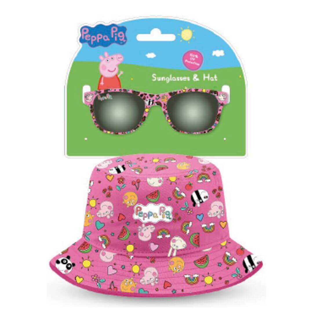 Peppa Pig Bucket Hat & Sunglasses
