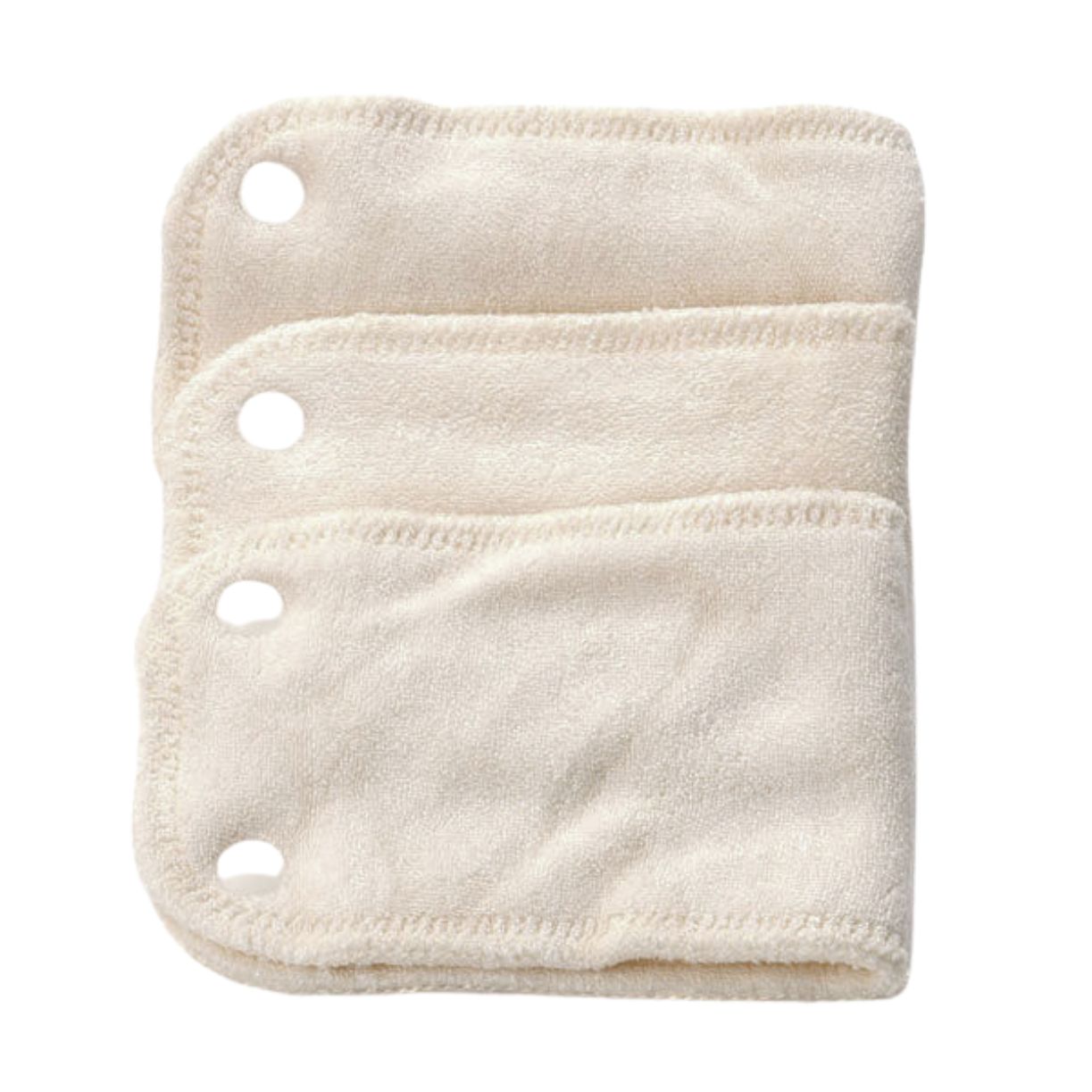 Bambinex Bamboo Stretch Inserts with Popper Fastenings for Bamboo Nappy