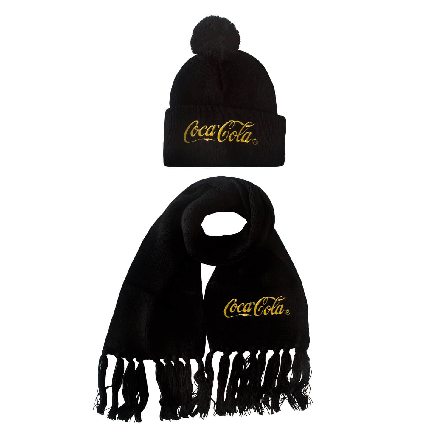 Child Coca Cola Hat and Scarf Set