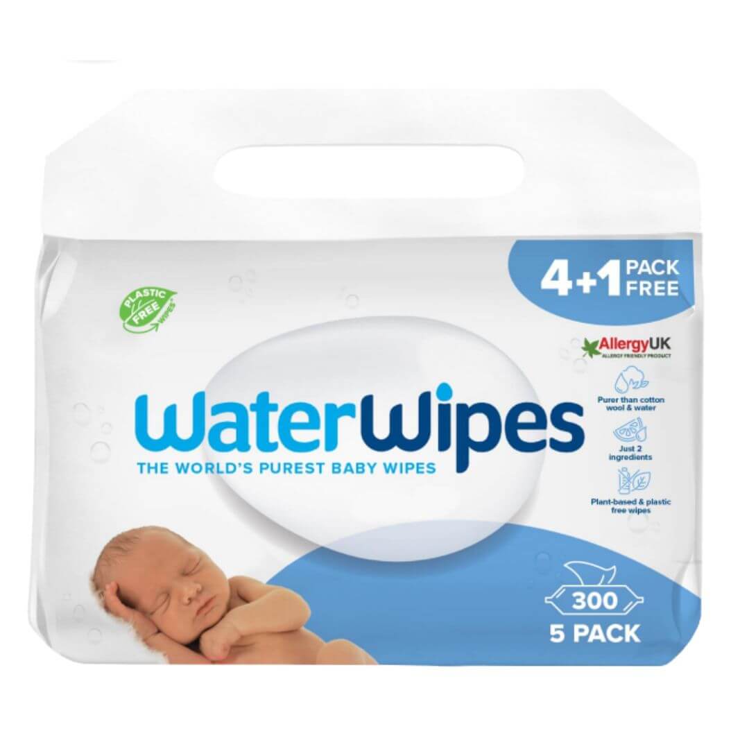 Water Wipes Sensitive Baby Wipes 4+1 Free Pack