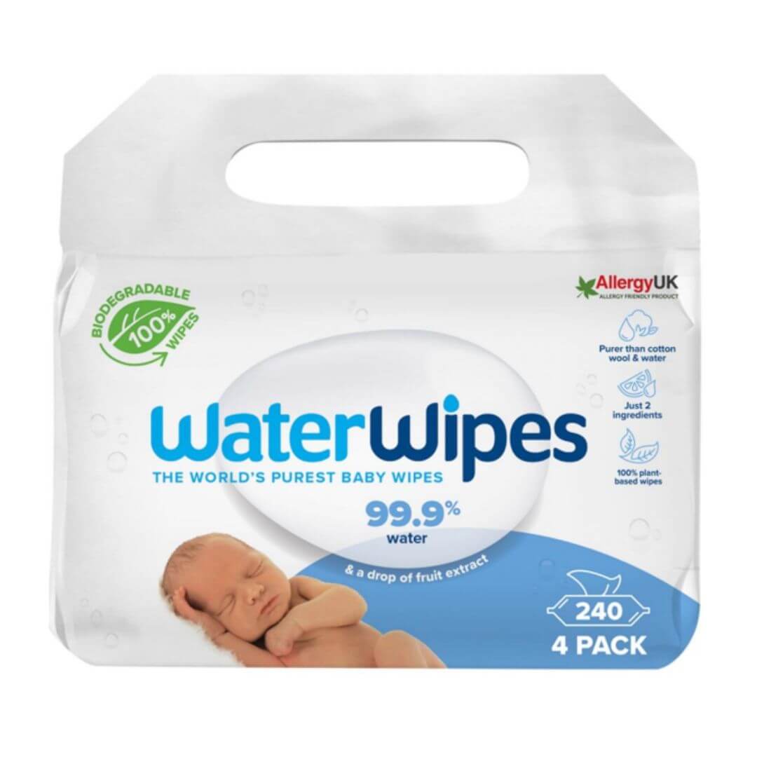 Water Wipes Sensitive Baby Wipes 4 Pack