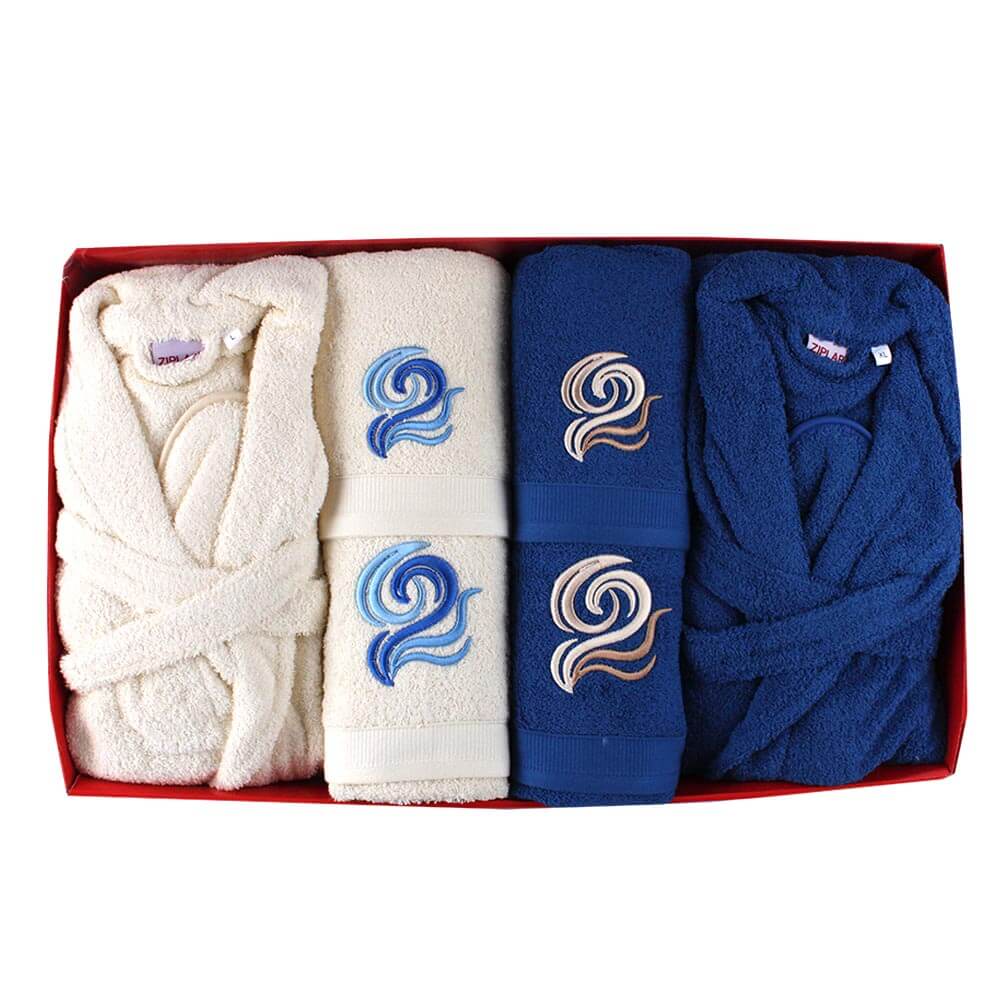 Westward Ho! 10 Piece Ocean Boxed Towel Set