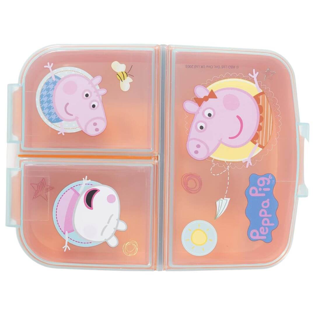 Alami - Lunch Bags & Boxes STOR Peppa Pig Multi Compartment Sandwich Box