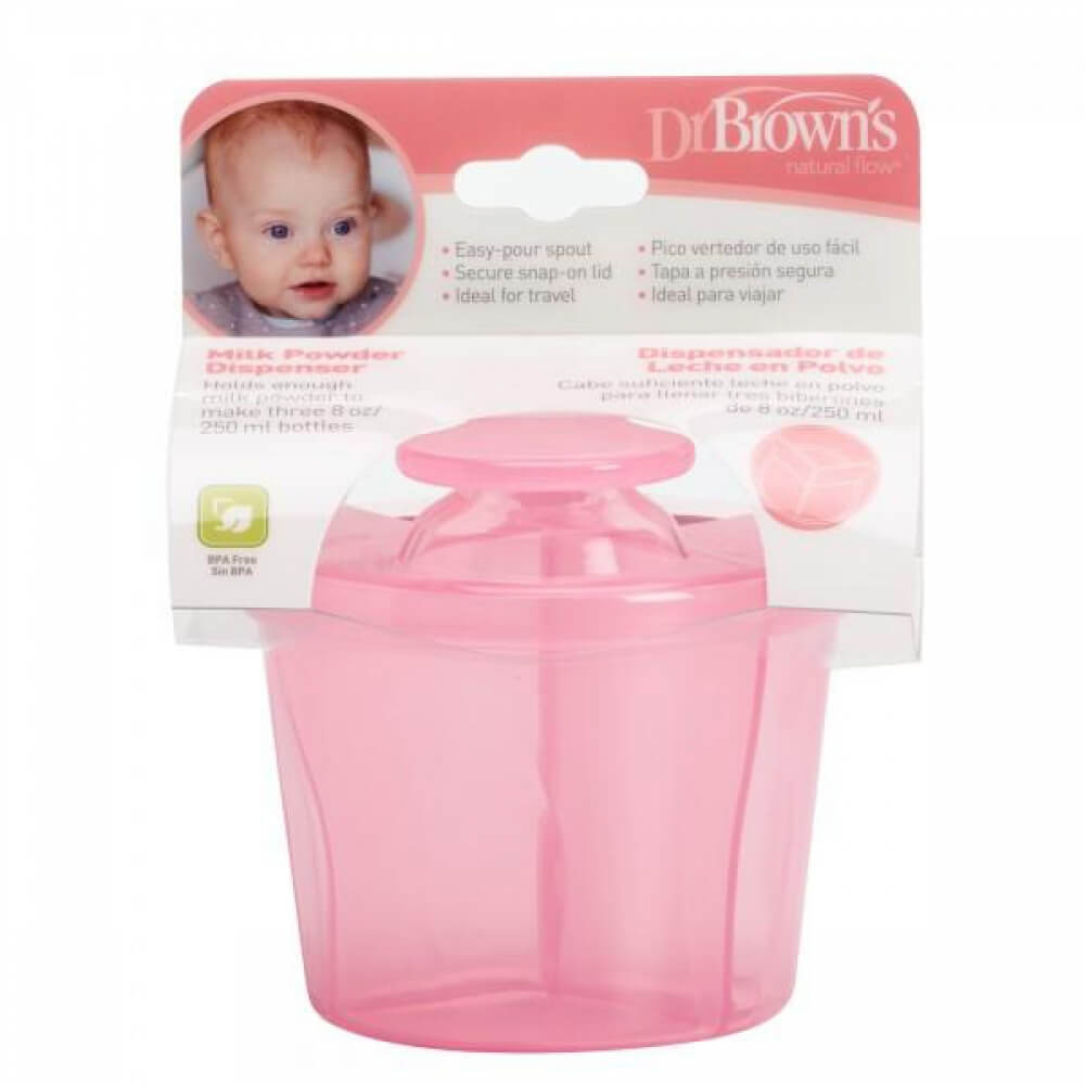 Dr Brown Options Milk Powder Dispenser Pink
