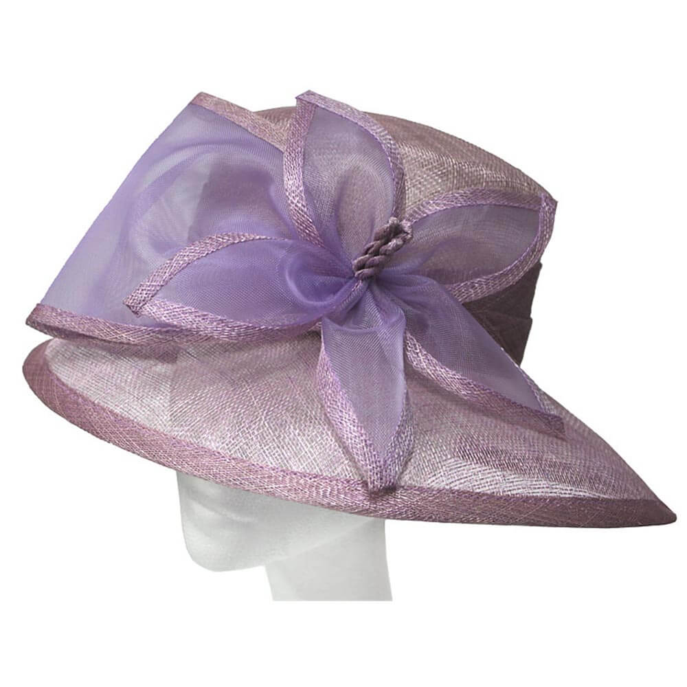 Sinamay Ladies Hat with Flower Bow