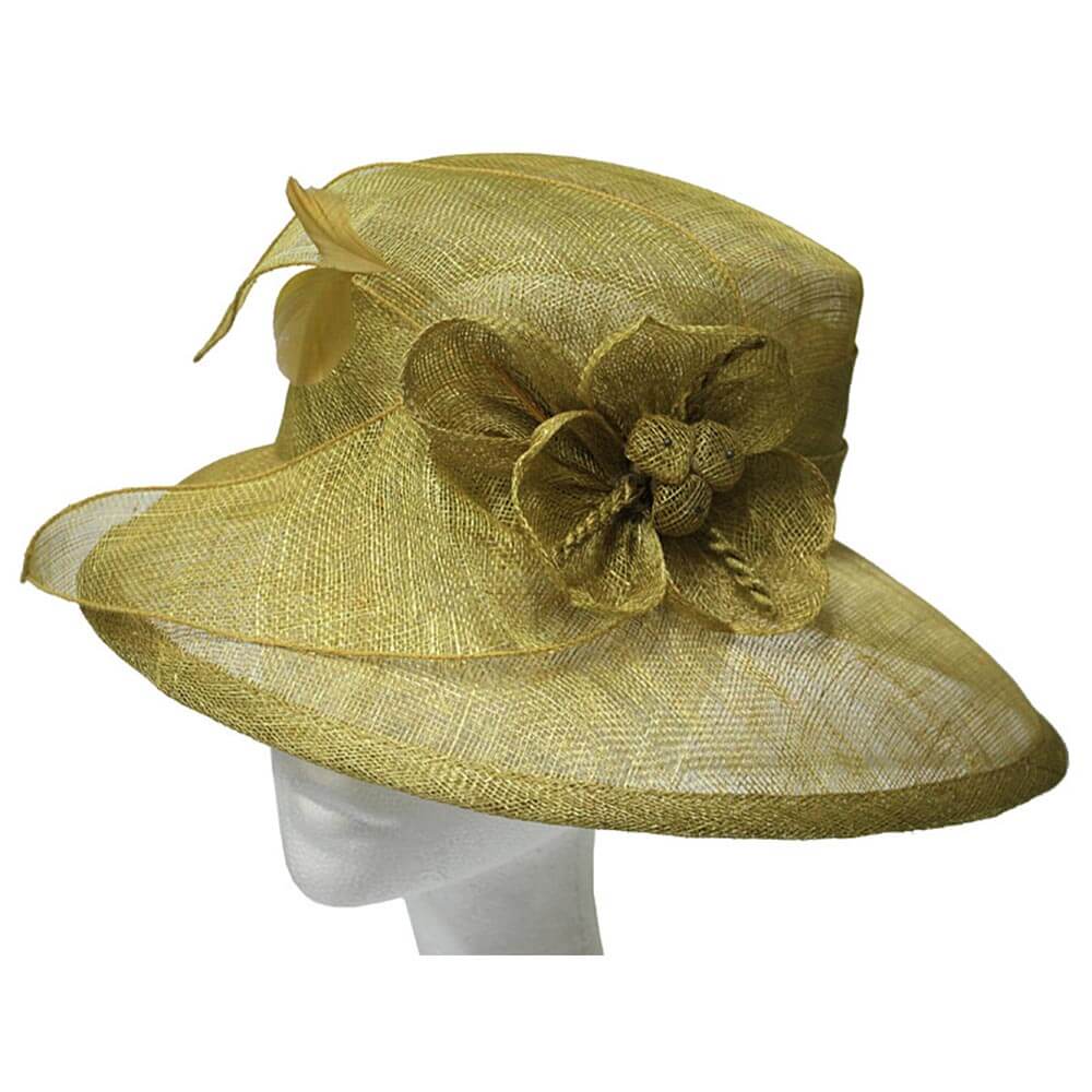Sinamay Ladies Hat with Petal Bow
