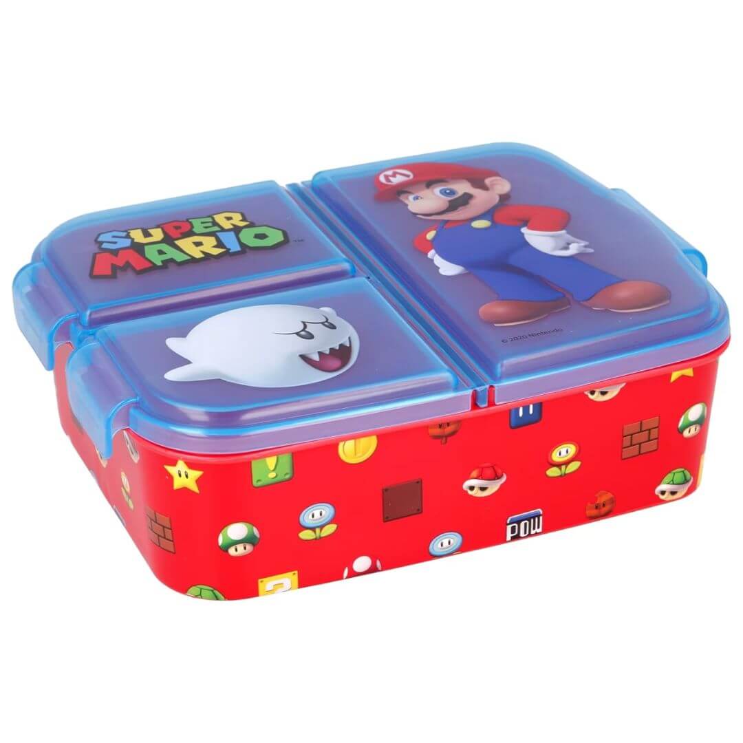 STOR Super Mario Multi Compartment Sandwich Box