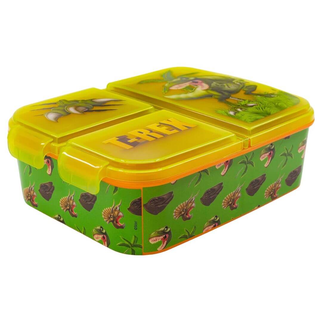 STOR Dinosaur Multi Compartment Sandwich Box