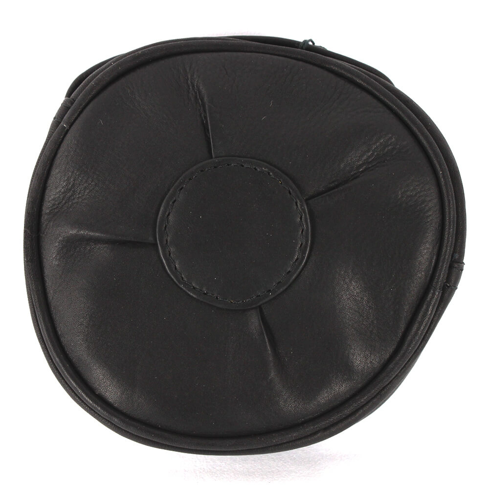 Le Sabbi Waxed Leather Round Bag