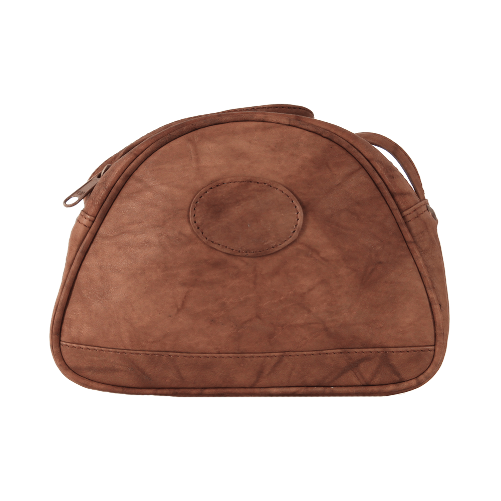 Le Sabbi Waxed Leather Disco Bag