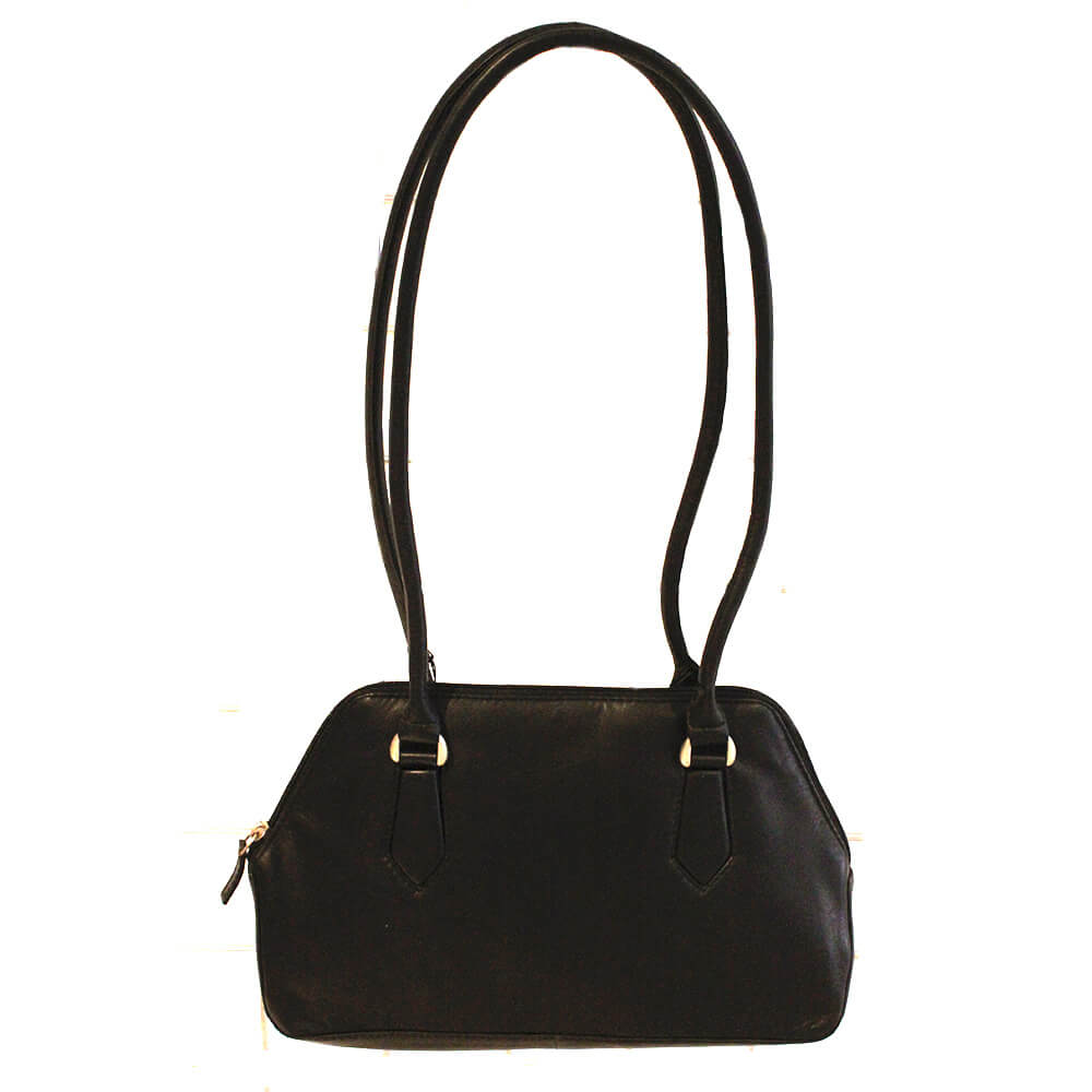 Le Sabbi Waxy Leather Handbag