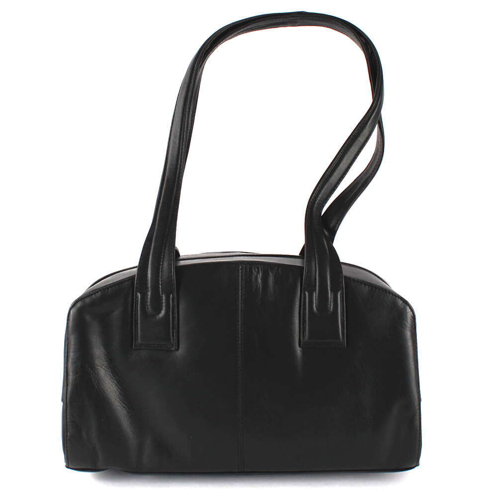 Le Sabbi Waxy Leather Handbag