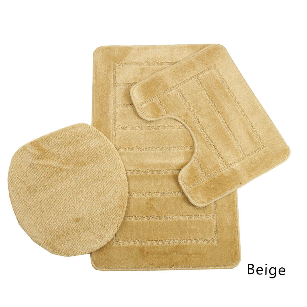 Jimmy Shadow Sorrento Collection 3 Piece Bath Mat Set