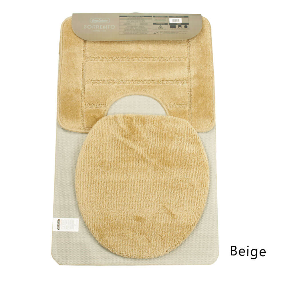 Jimmy Shadow Sorrento Collection 3 Piece Bath Mat Set