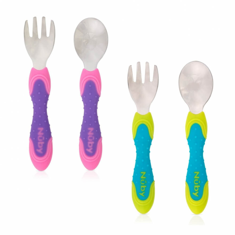 Nuby Stainless Steel Cutlery