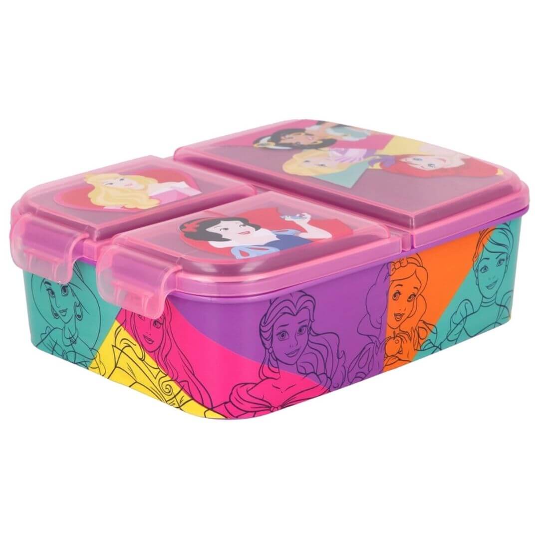 STOR Disney Princess Multi Compartment Sandwich Box