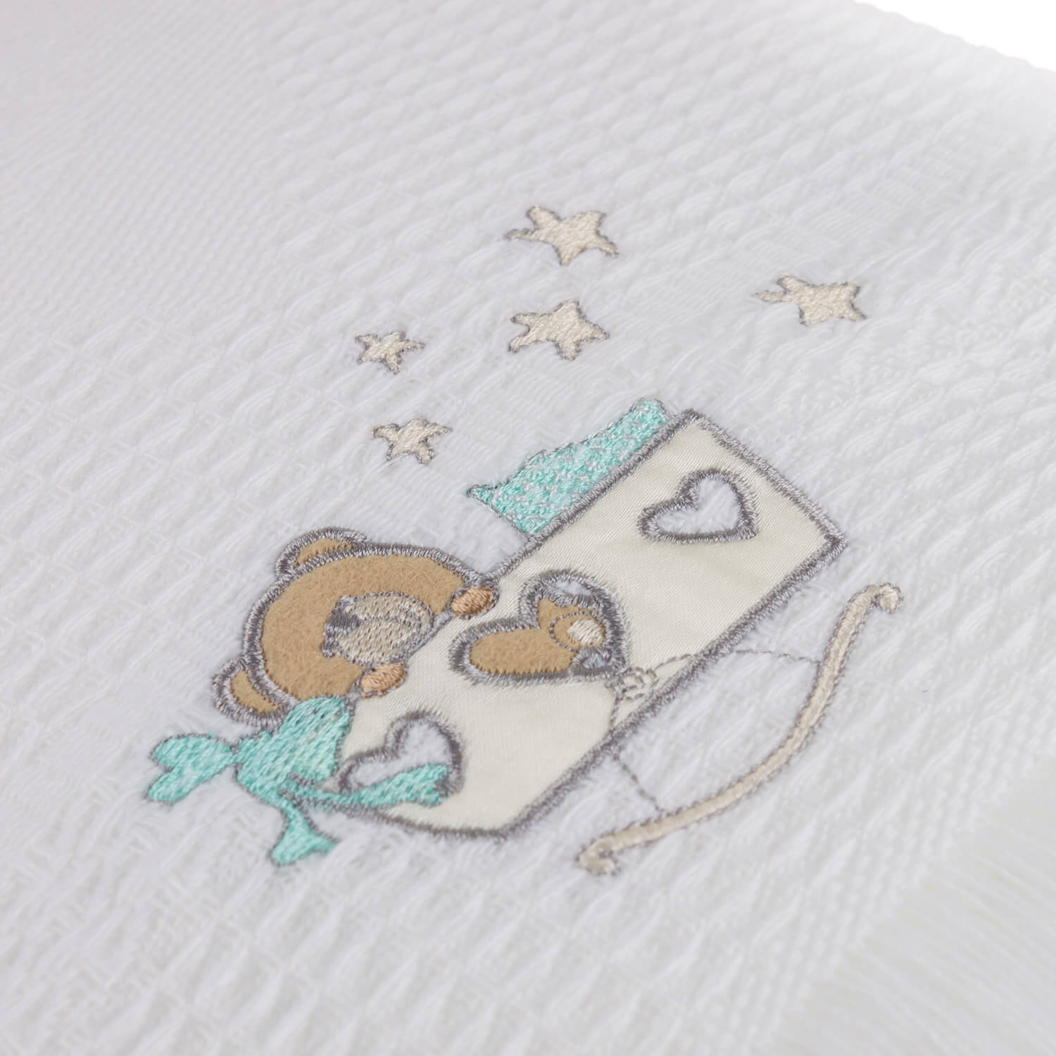 Junior Joy Embroidered Baby Shawl