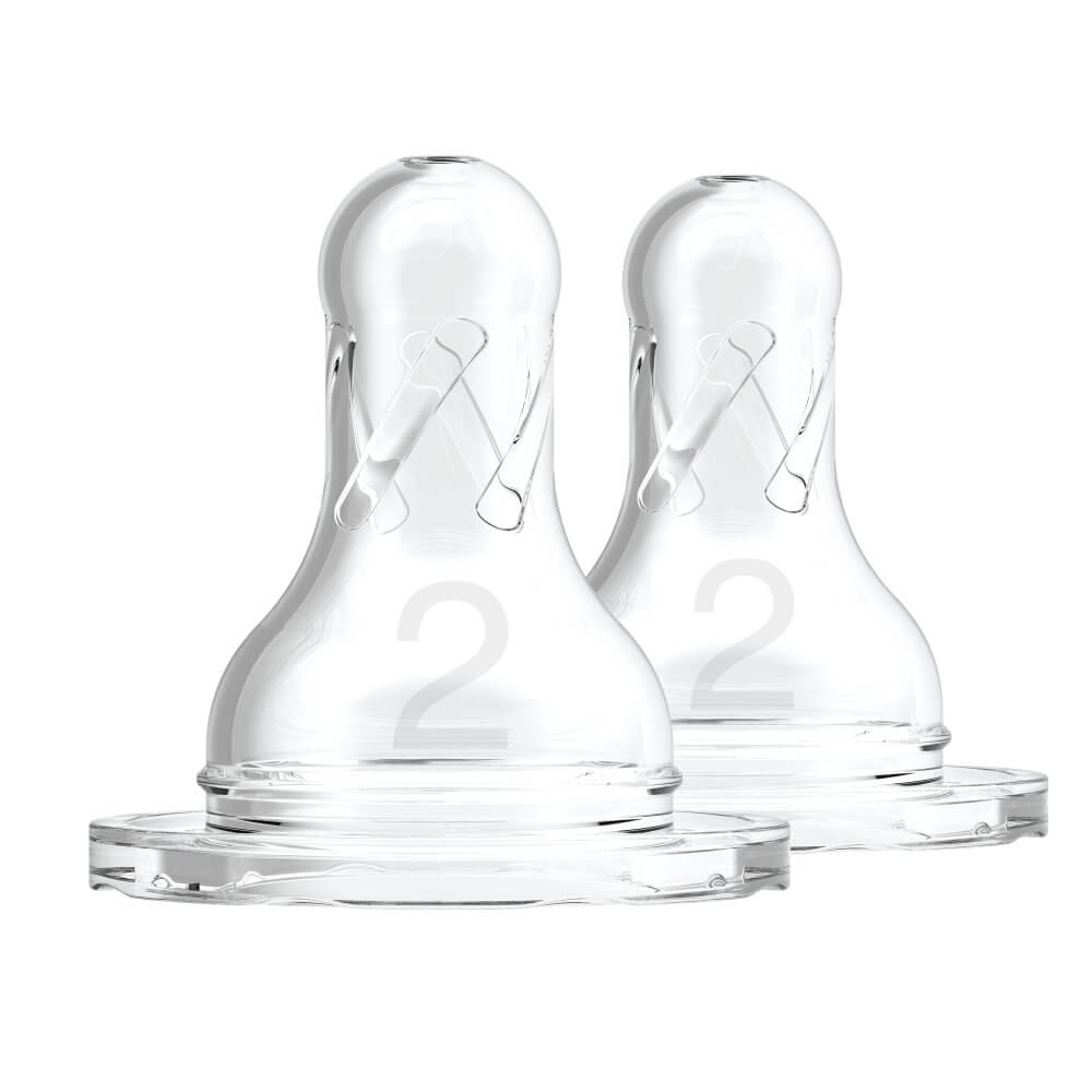 Dr Brown's Narrow Neck Level 2 Teats 2 Pack