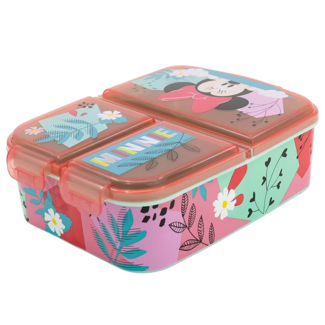 STOR Minnie Multi Compartment Sandwich Box Being More Minnie