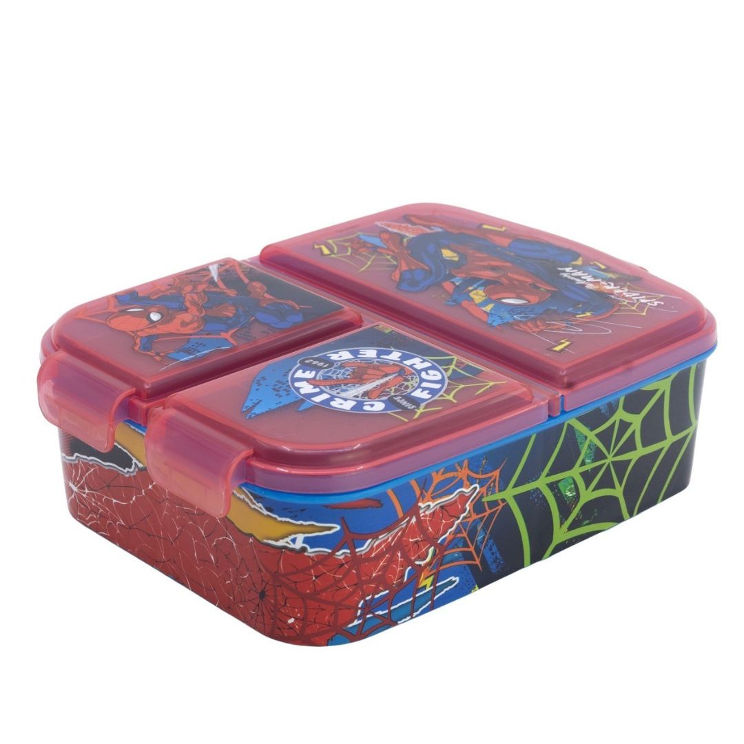 Stor Spiderman Moving Target Multi Compartment Sandwich Box