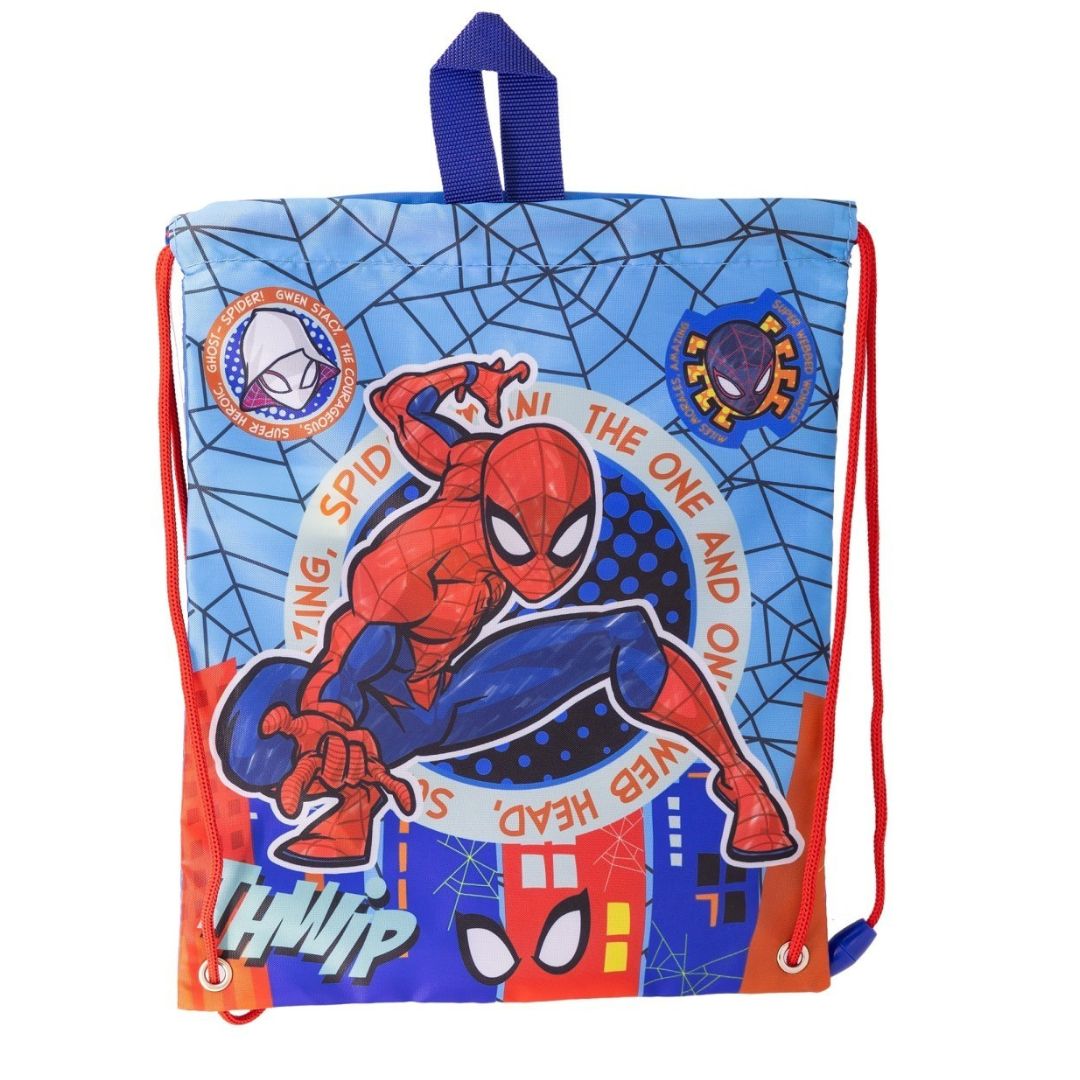 Stor Spiderman Mob Rules Drawstring Lunch Bag