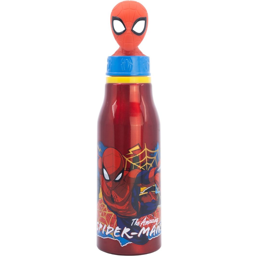 Stor Spiderman Moving Target 3D Aluminium Bottle 690ml