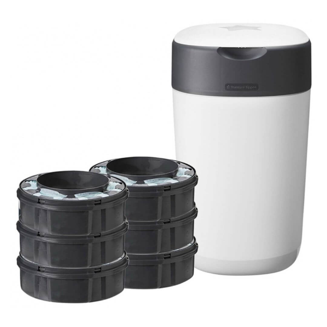 Tommee Tippee Twist & Click Kit - Tub + 6 Cassettes