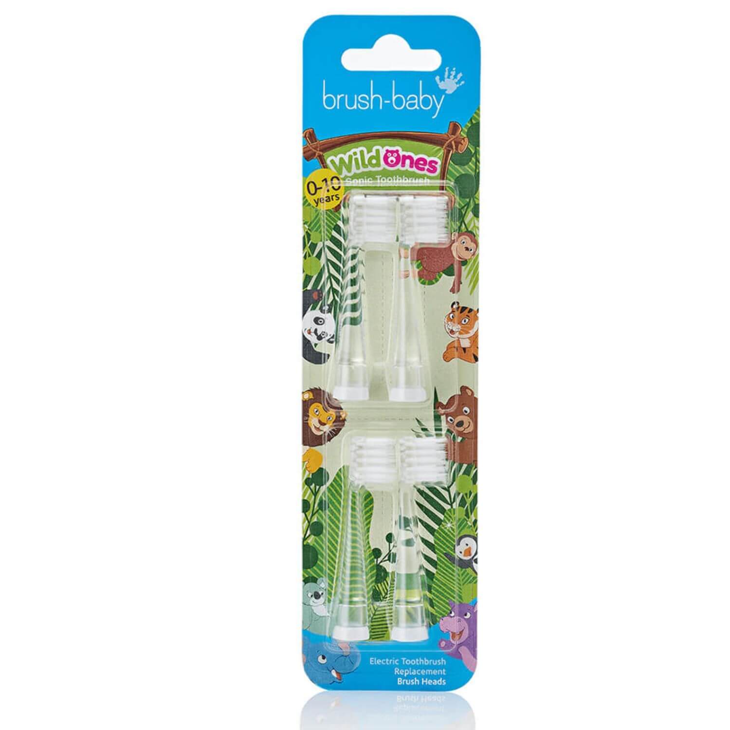 Brush-Baby WildOnes Replacement Brush Heads (4 Pack)