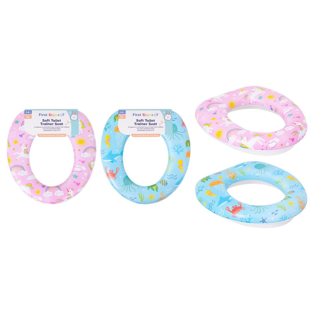 First Steps Soft Toilet Seat - 2 Assorted Designs