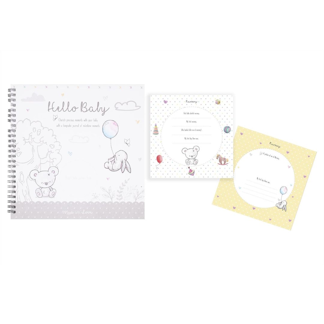 Hugs & Kisses Hello Baby Record Book Keepsake
