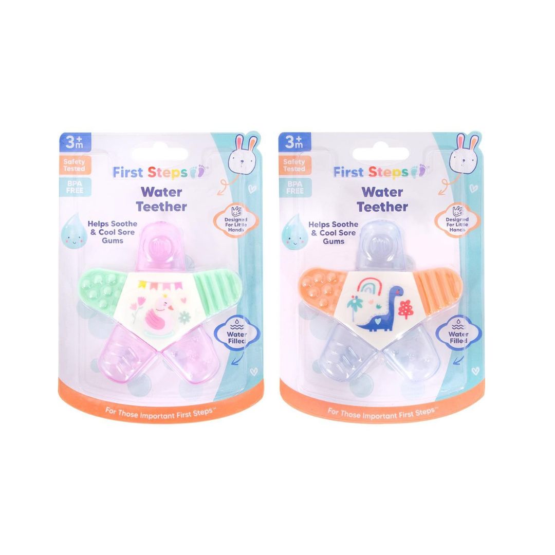 First Steps Water Filled Textured Teether - 2 Assorted Designs