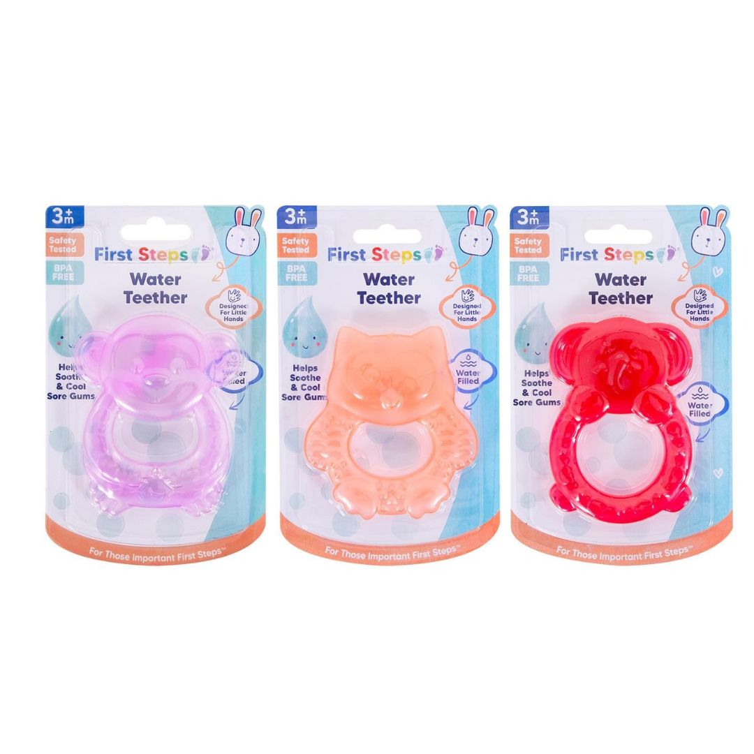 First Steps Water Filled Teether - 3 Assorted Designs