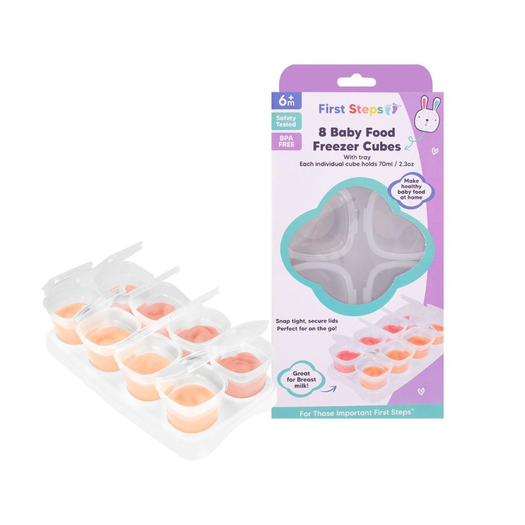 First Steps Baby Food Freeze Cubes - Pack of 8