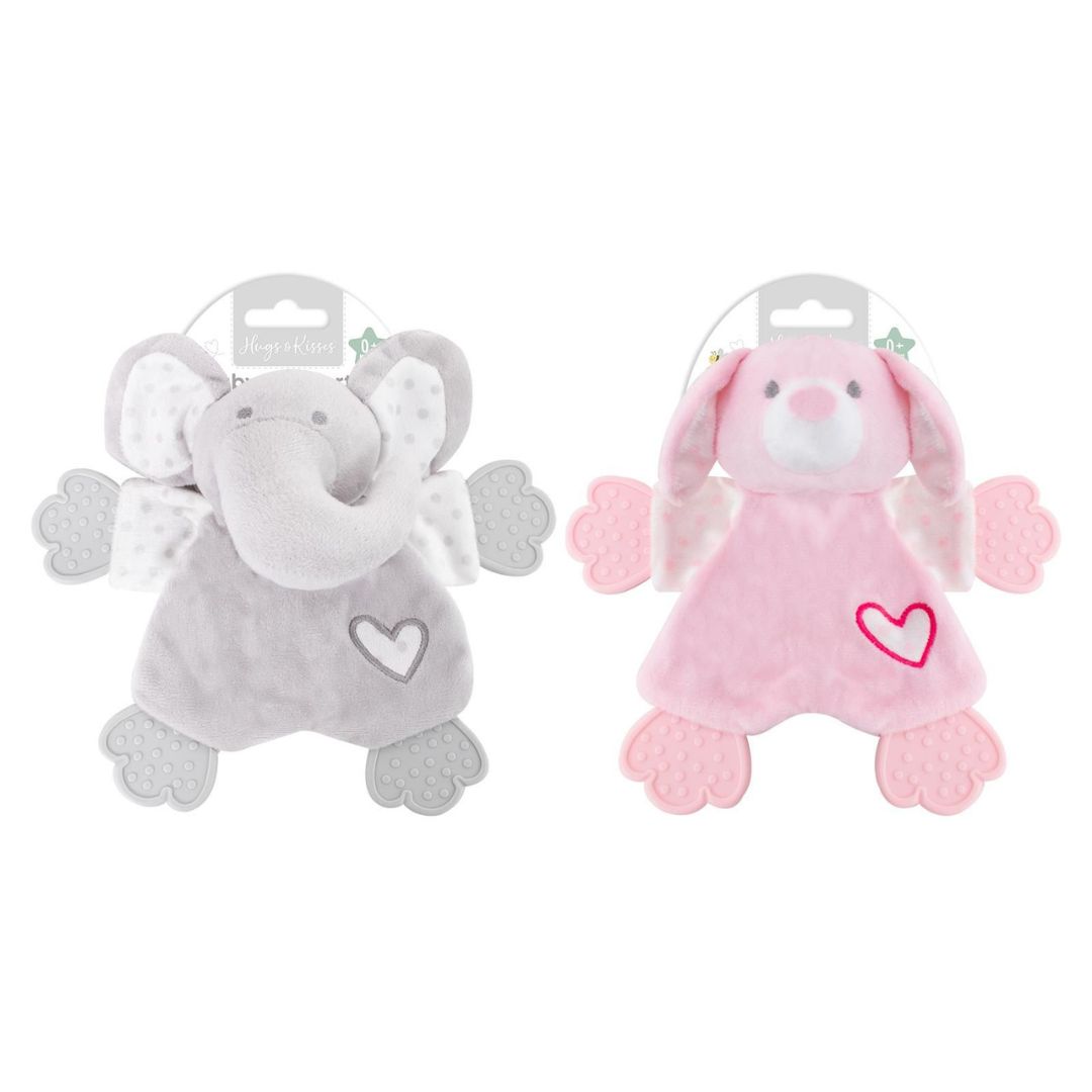 Hugs & Kisses Plush Comfort Toy - 2 Assorted Designs