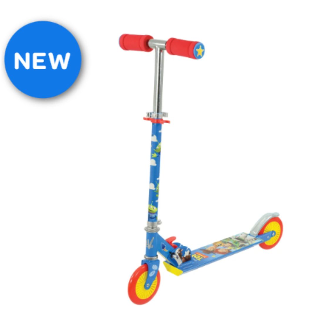Toy Story Folding Inline Scooter with Light Up Wheels