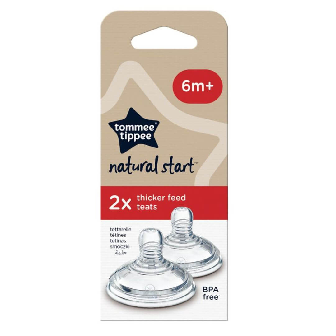 Tommee Tippee Natural Start Thick Feed Teats x 2