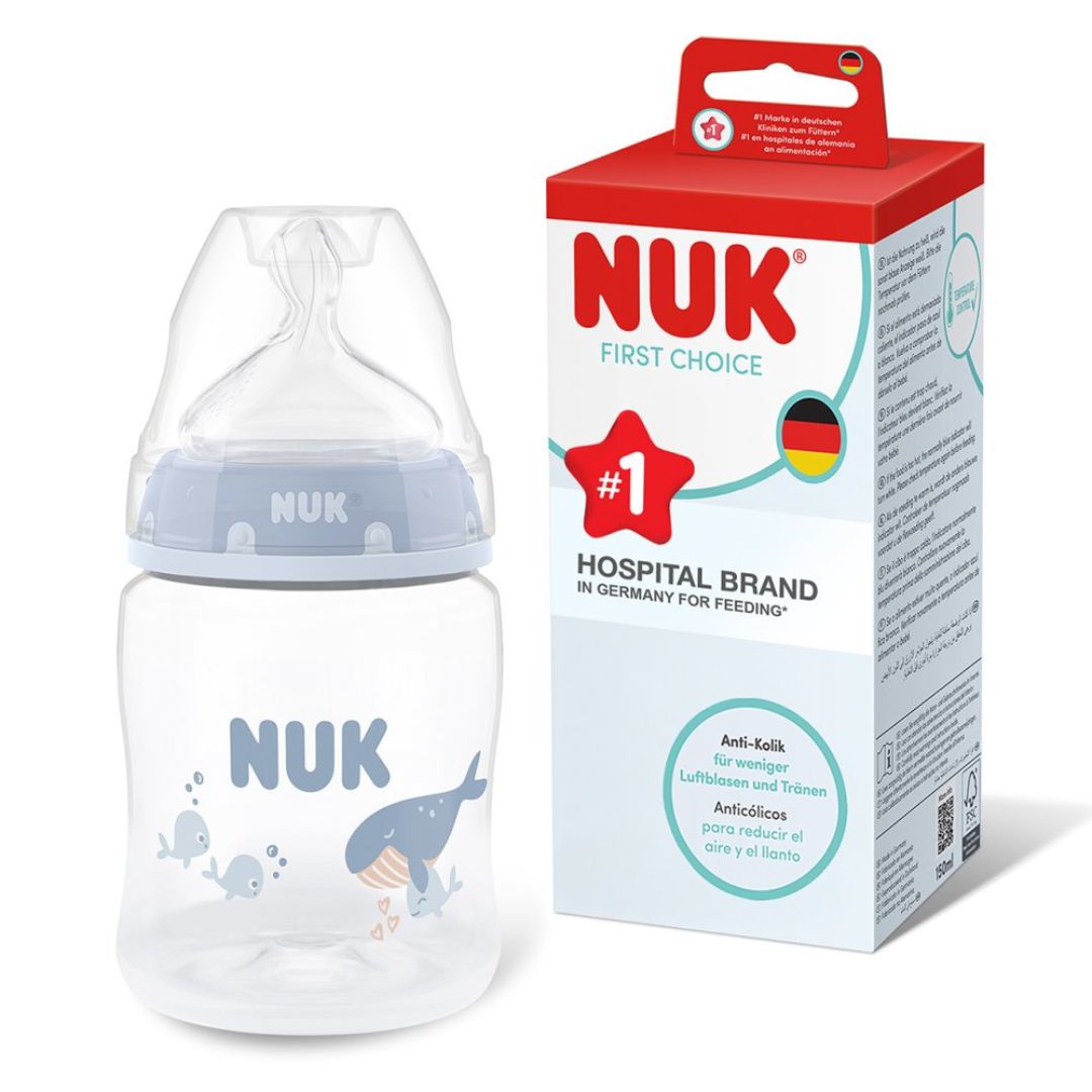 NUK First Choice Baby Bottle 150ml 0+ Months 