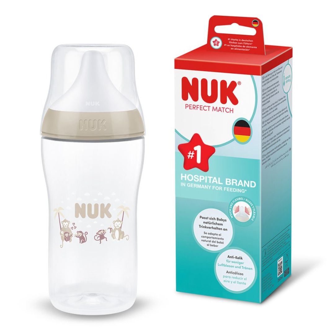NUK Perfect Match Baby Bottle 260ml 3+ Months