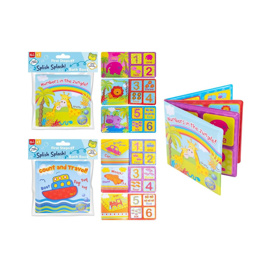 First Steps Splish Splash Bath Books - 2 Assorted Designs