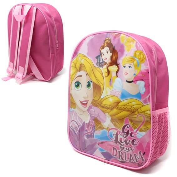 Princess Backpack With Side Mesh Pocket