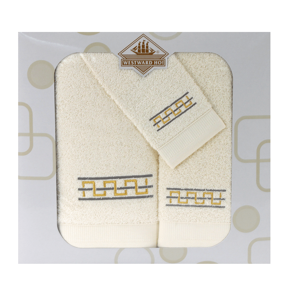 Westward Ho! 3 Piece Destino Boxed Towel Set