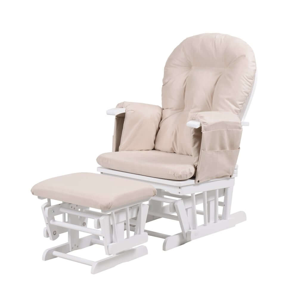 KUB Haywood Reclining Glider & Footstool